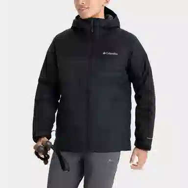 Columbia 650 Loft Hooded Down Jacket Gray