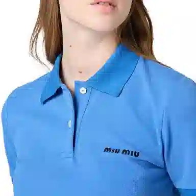Miu Miu Polo Shirt Light Blue