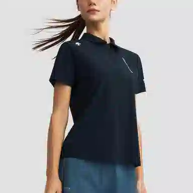 DESCENTE WOMENS RUNNING RUNNING logoPolo