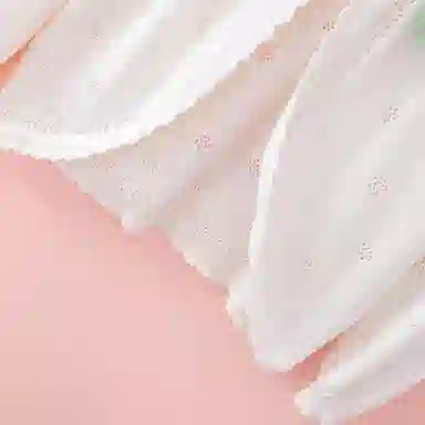 儿童款 十月妈咪 百搭可爱舒适针织衫 纯白