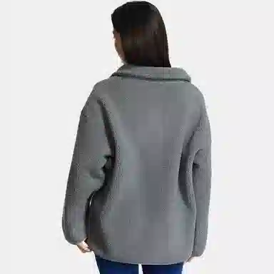 Victoria's Secret PINK Half-Zip Pullover Hoodie Gray