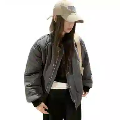 思蓓儿 舒适宽松长袖棉服 女款