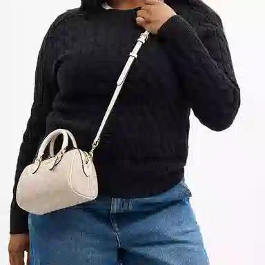 COACH Rowan 18 Vanilla White