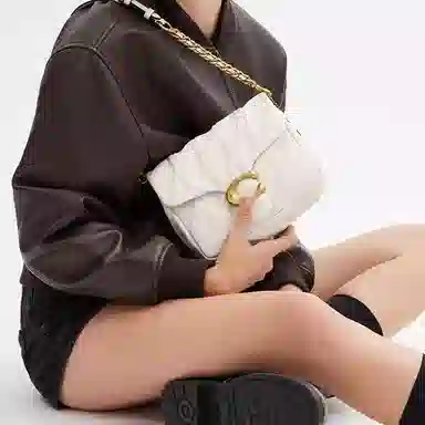 COACH Tabby 20 Chalk White