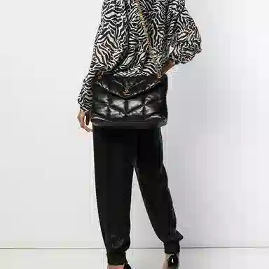 Saint Laurent Loulou Puffer Black