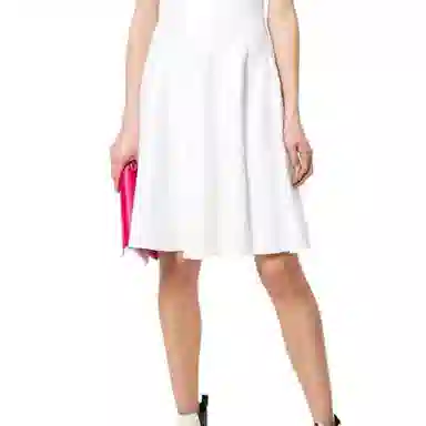 纪梵希 伞摆蕾丝束腰短款无袖连衣裙 女款