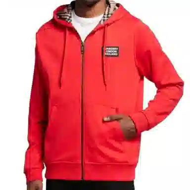 Burberry SS25 Red Hoodie