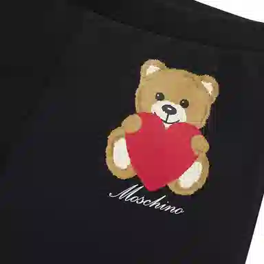 Moschino Casual Printed Pants Black Kids