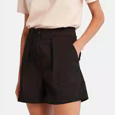 Timberland Black Straight Shorts