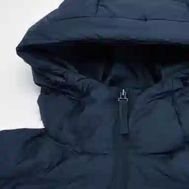 PUMA CONTRAST PANEL HOODED DOWN JKT