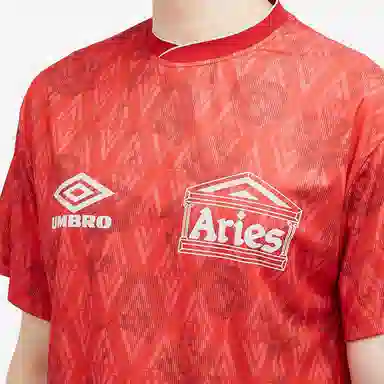 Umbro x Aries Red T-Shirt