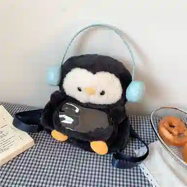 一点潮玩 耳机小猫 小绵羊 小企鹅 小浣熊 可爱 玩偶周边