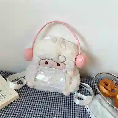 一点潮玩 耳机小猫 小绵羊 小企鹅 小浣熊 可爱 玩偶周边