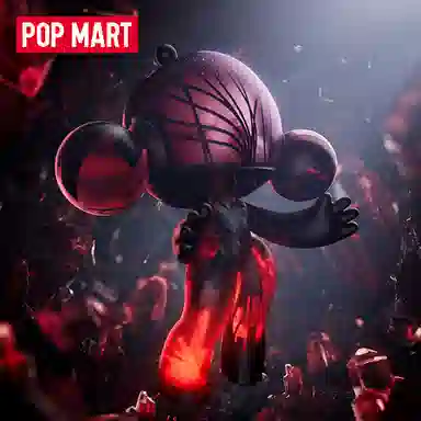 POP MART MEGA α SKULLPANDA 400% Red Crystal