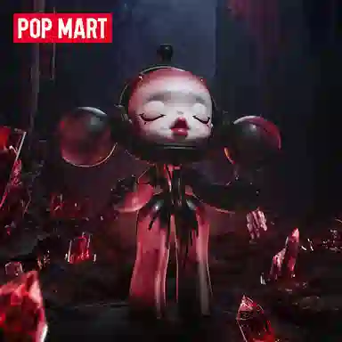 POP MART MEGA α SKULLPANDA 400% Red Crystal