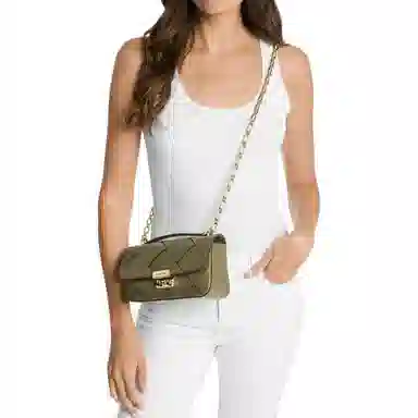 Michael Kors Tribeca Small Shoulder Bag Olive