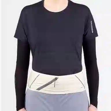 Salomon Logo Waist Bag S/M/L Off White