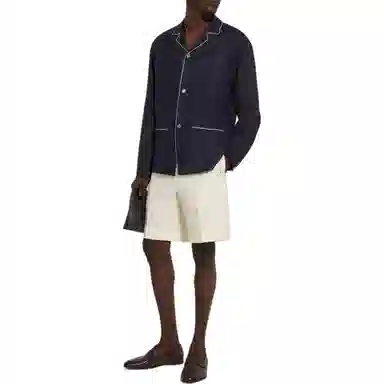 Zegna Linen Shorts White