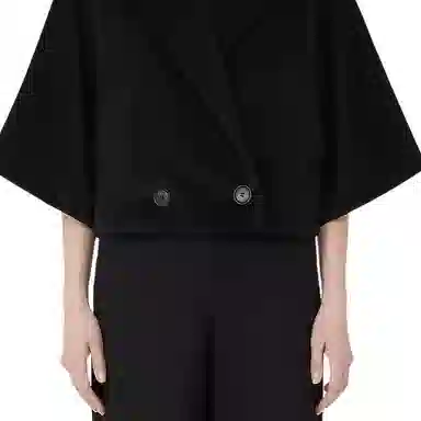 MaxMara Double-Breasted Cropped Blazer
