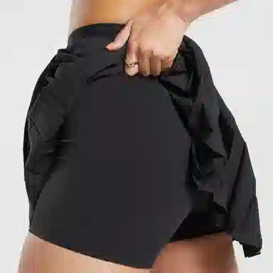 Gymshark Pleated Skirt Black