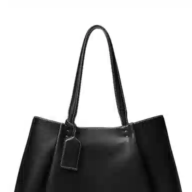 ZARA PU Tote Bag Large Black