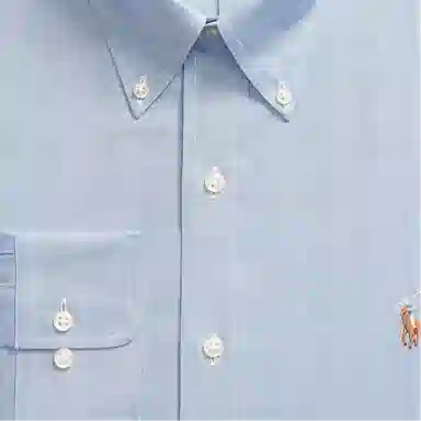 Polo Ralph Lauren SS24 Embroidered Long Sleeve Shirt Blue