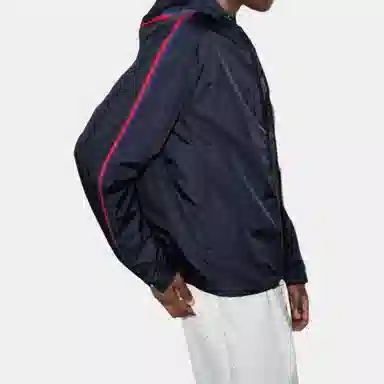 Moncler SS22 Logo Patch Hoodie Jacket Blue