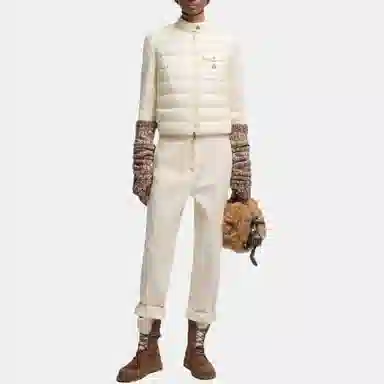 Moncler Zip-Up Cardigan Padded