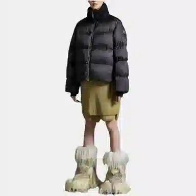 Moncler x Rick Owens FW23 Black Down Jacket