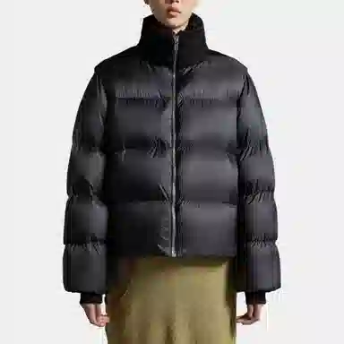 Moncler x Rick Owens FW23 Black Down Jacket
