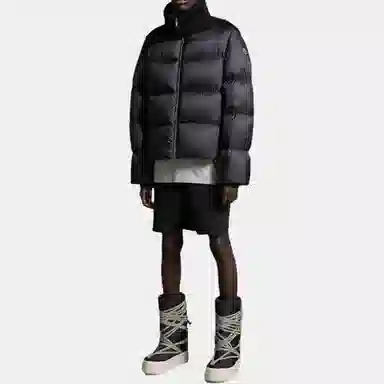 Moncler x Rick Owens FW23 Black Down Jacket
