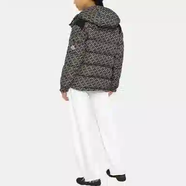 Moncler SS22 Logo Puffer Jacket Black