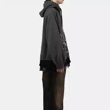 Maison Mihara Yasuhiro SS25 Black Hoodie