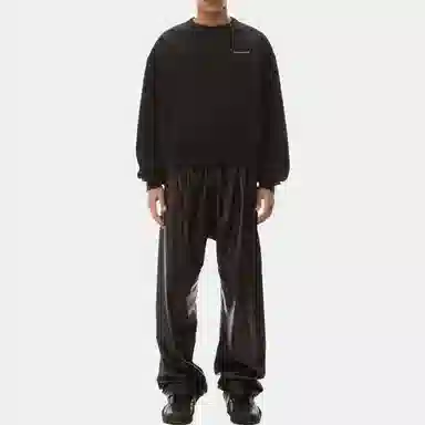 Alexander Wang Black Crewneck Sweatshirt