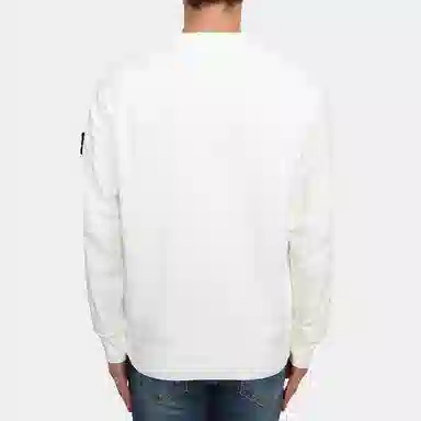 Stone Island SS24 White Sweatshirt