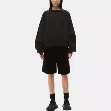 Alexander Wang Black Crewneck Sweatshirt