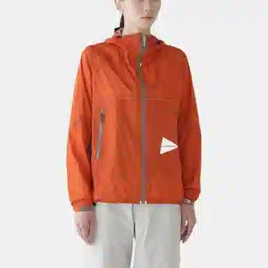 and wander SS24 Reflective Stitch Rain Jacket