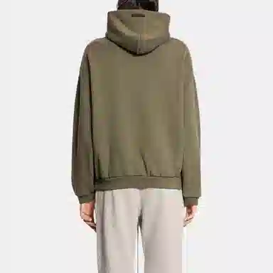 Fear of God Essentials Fleece Hoodie Military