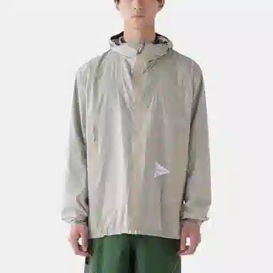 and wander SS24 Reflective Stitch Rain Jacket