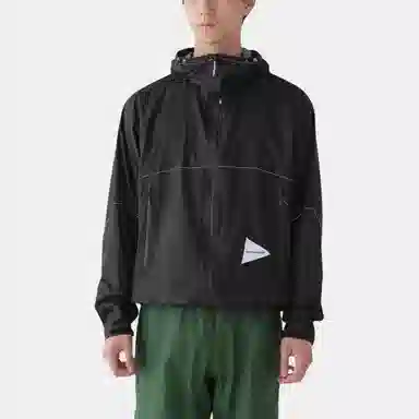 and wander SS24 Reflective Stitch Rain Jacket