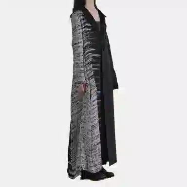 Yohji Yamamoto Long Coat Black