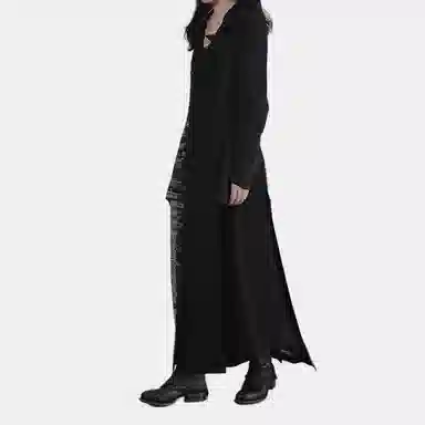 Yohji Yamamoto Long Coat Black