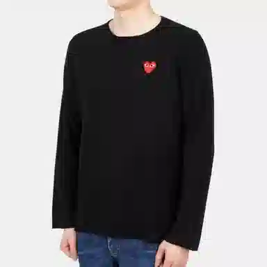 CDG Play Sweater Black
