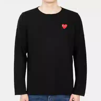 CDG Play Sweater Black