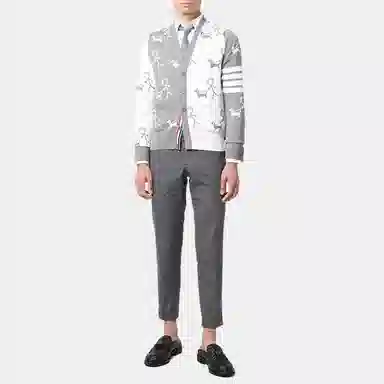 Thom Browne V-Neck Knit Cardigan