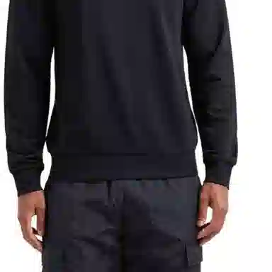 Emporio Armani EA7 SS24 Logo Crewneck Sweatshirt Black