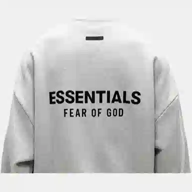 Fear of God Essentials FW24 Holiday Core Crewneck Light Mist Grey