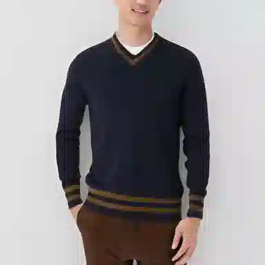 Carhartt WIP Striped V-Neck Sweater