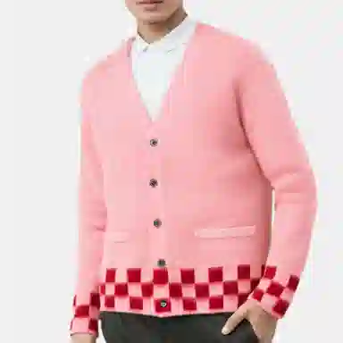 Supreme Brushed Checkerboard Cardigan