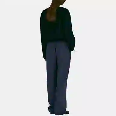 LOW CLASSIC FW25 WASHED COTTON WIDE PANTS